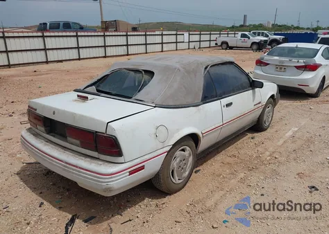 1993 Chevrolet Cavalier Rs из США, поврежденный, VIN 1G1JC34T5P7287931
